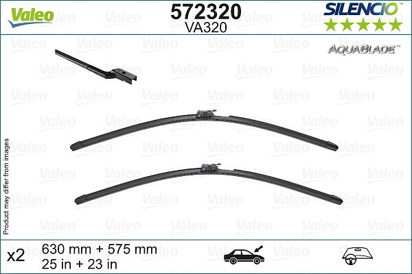 Lamela stergator VALEO 572320