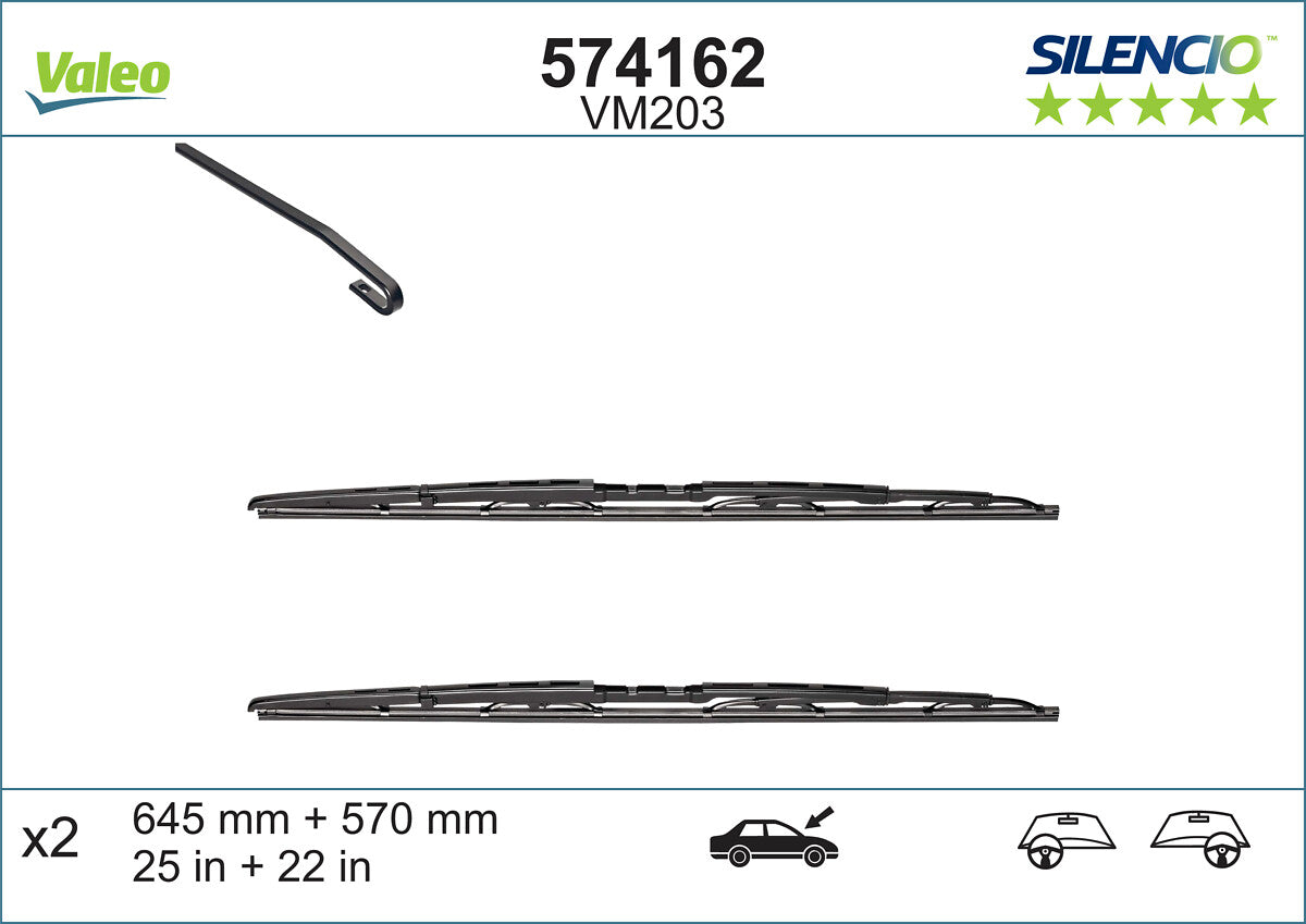 Lamela stergator VALEO 574162