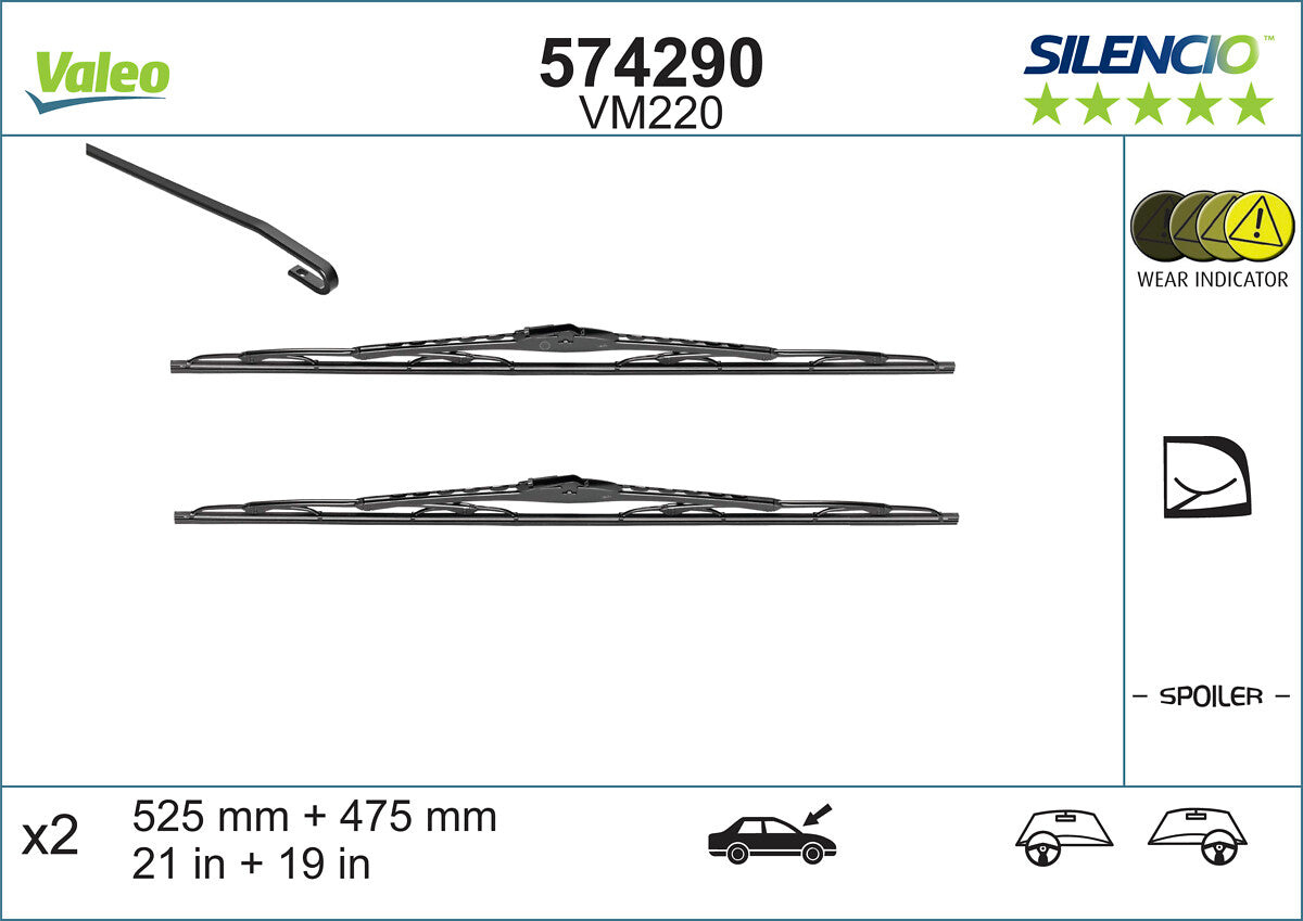 Lamela stergator VALEO 574290