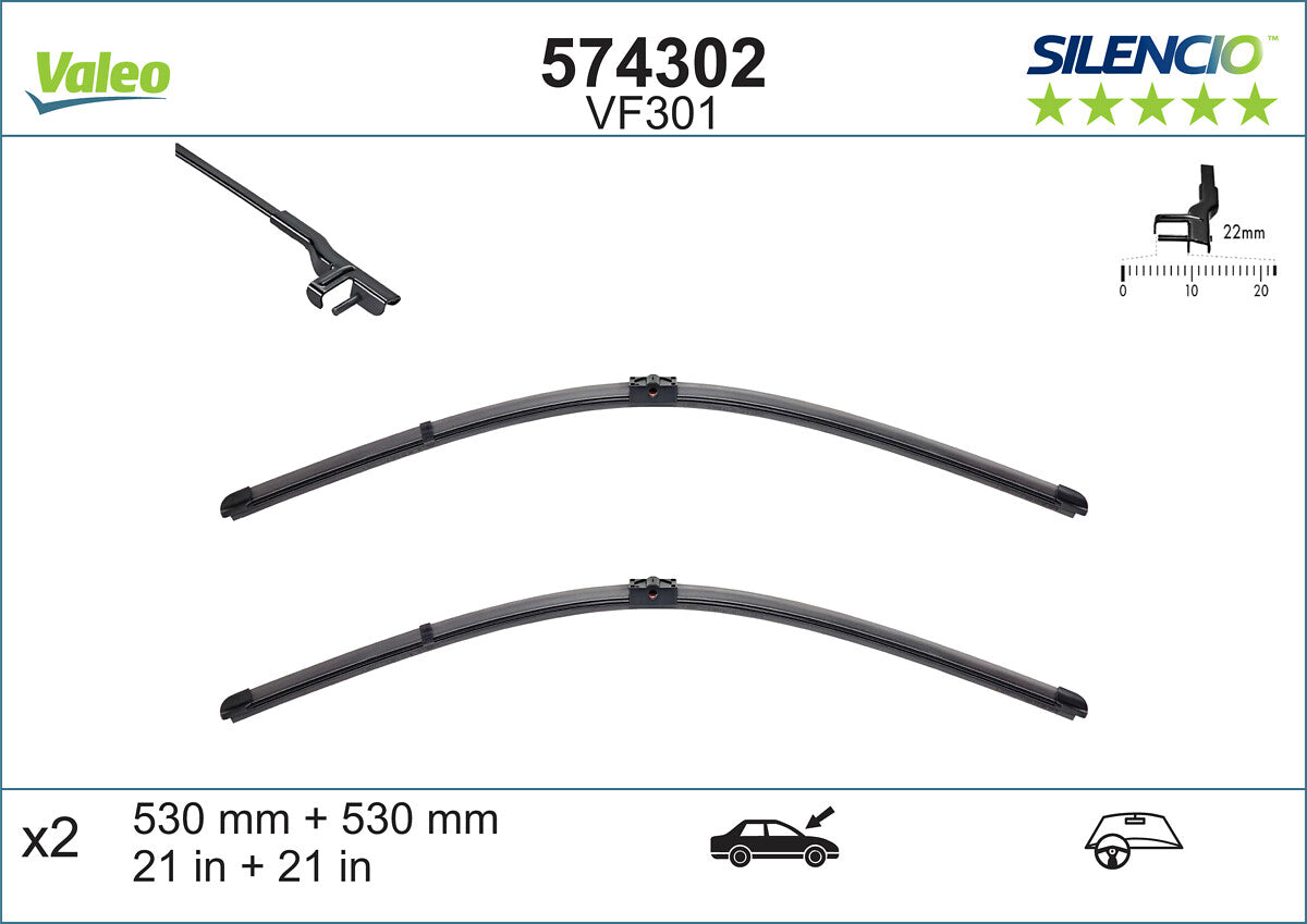 Lamela stergator VALEO 574302