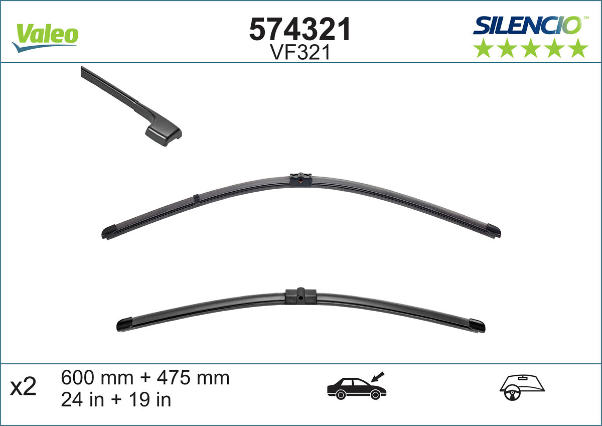 Lamela stergator VALEO 574321