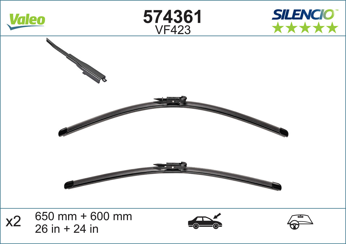 Lamela stergator VALEO 574361