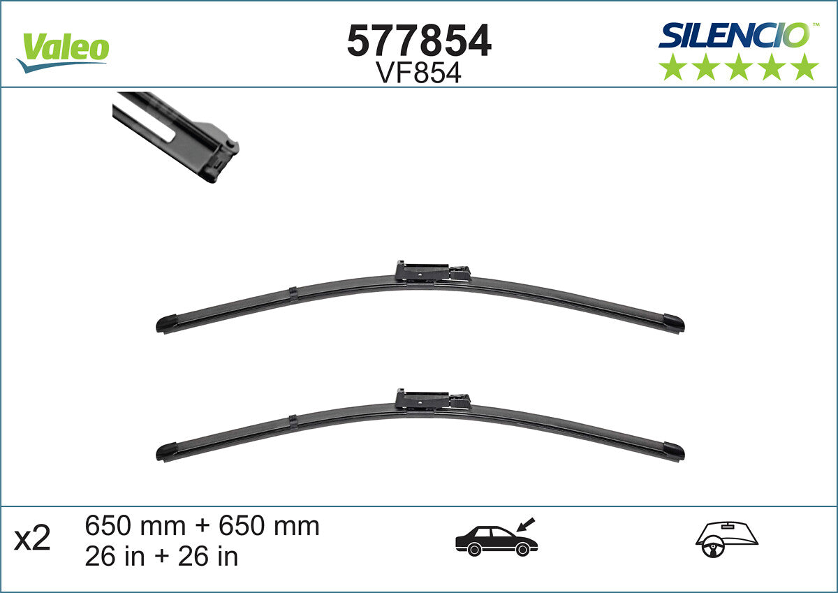 Lamela stergator VALEO 577854