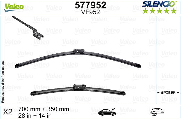 Lamela stergator VALEO 577952