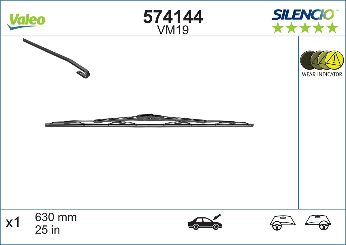 Lamela stergator VALEO 574144