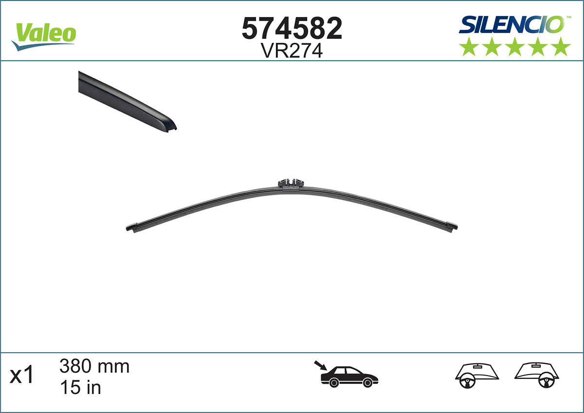 Lamela stergator VALEO 574582