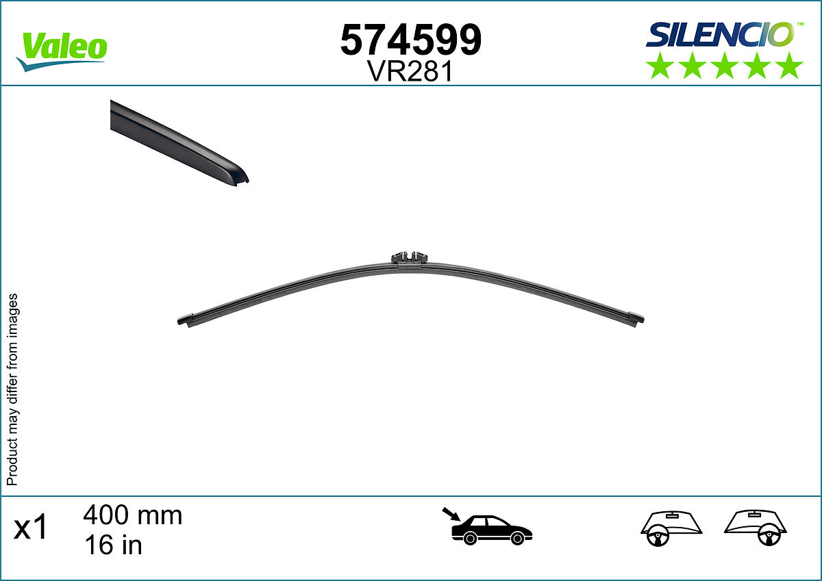 Lamela stergator VALEO 574599