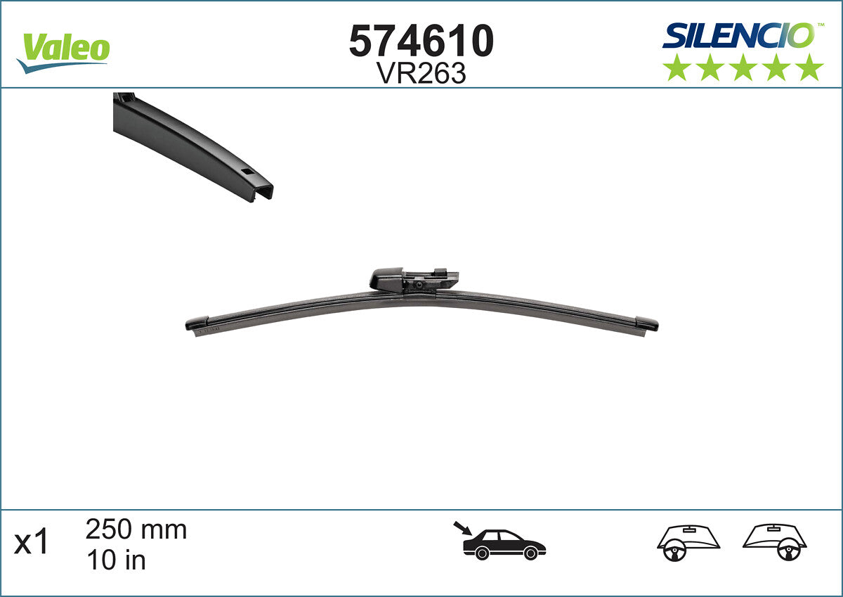 Lamela stergator VALEO 574610