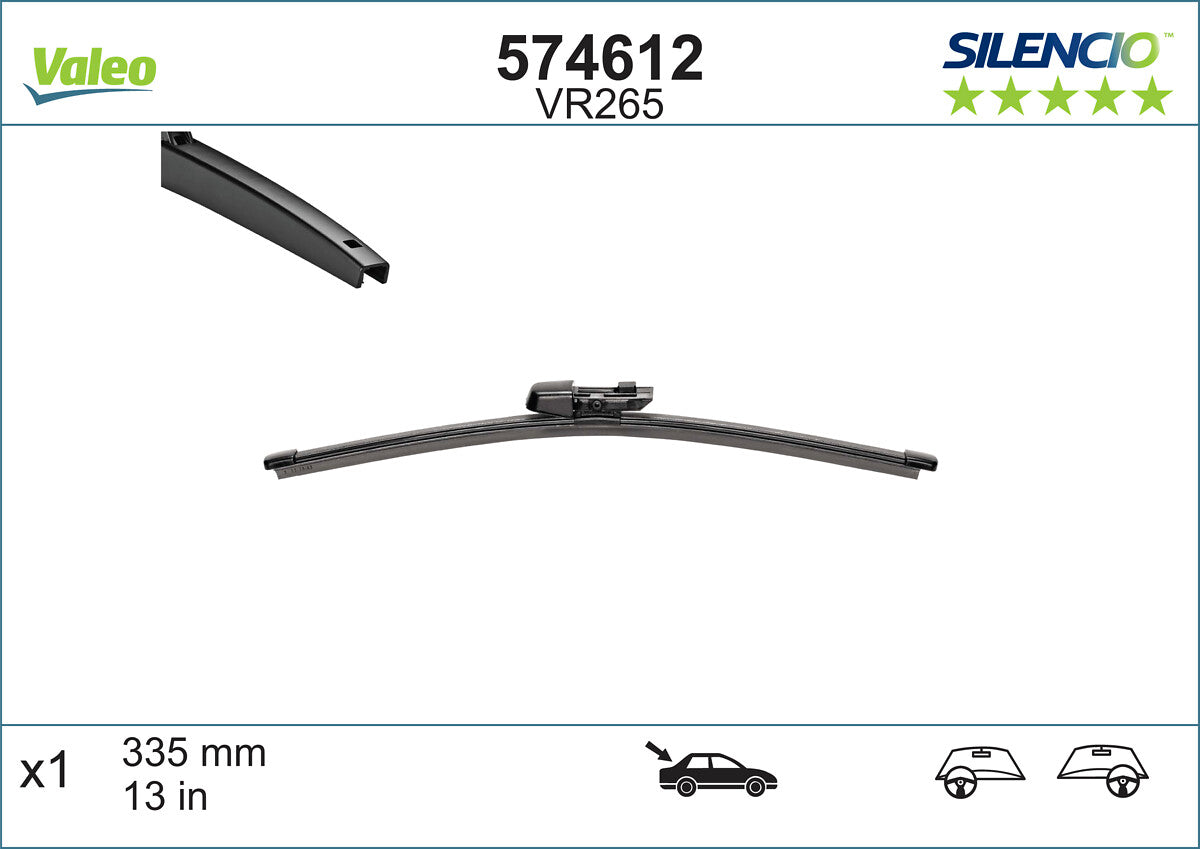 Lamela stergator VALEO 574612