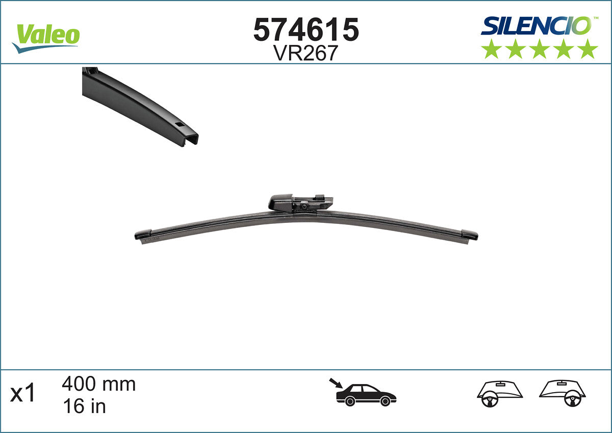 Lamela stergator VALEO 574615