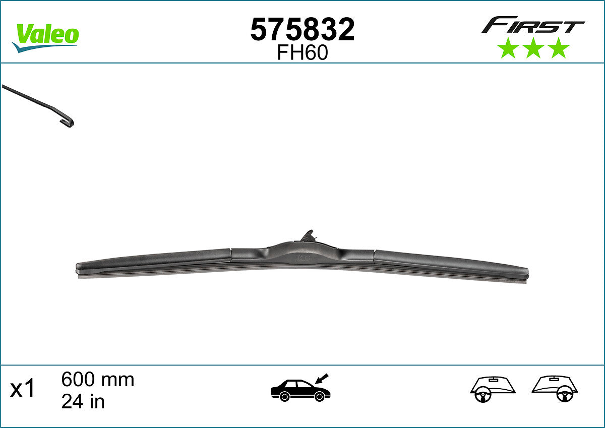 Lamela stergator VALEO 575832