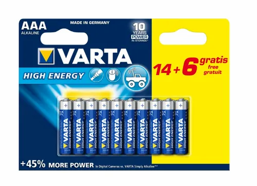 Baterie Varta LongLife Power AAA Blister 20 (14+6) - 13048369