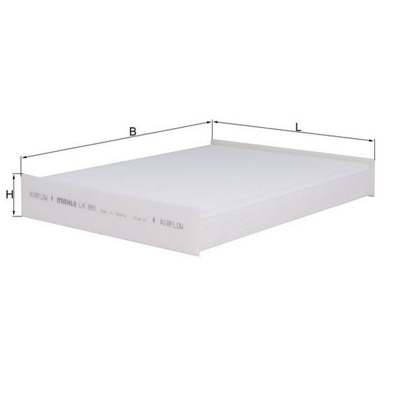 Filtru, aer habitaclu LA 891 MAHLE