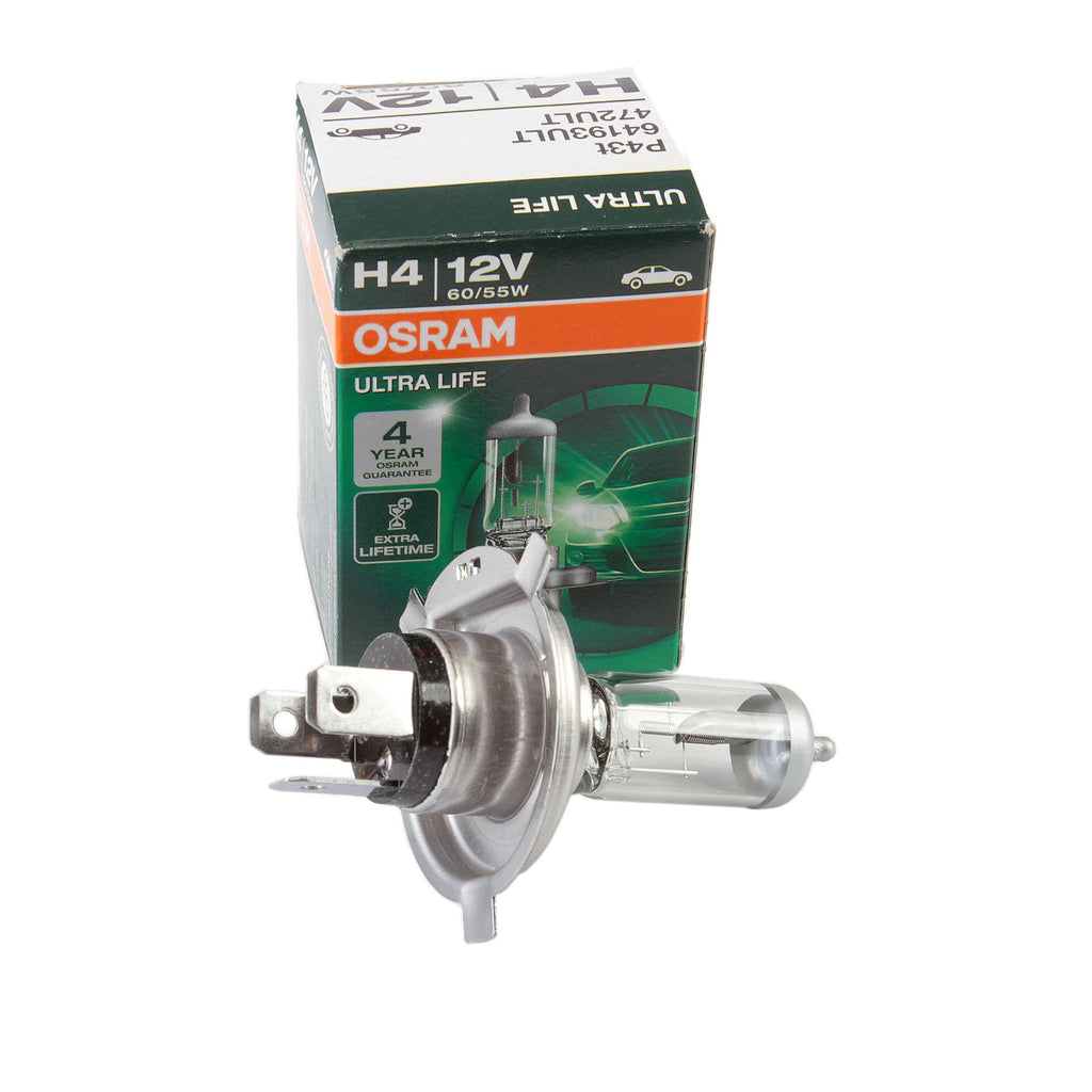 Bec Osram Ultra Life H4 12V 60/55W P43t - 64193ULT