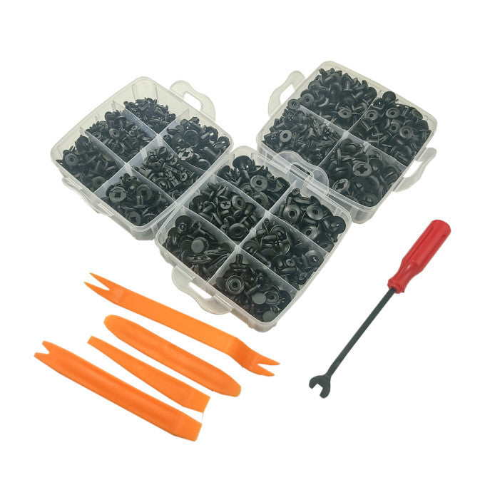 Set de 620 Cleme Plastic + 5 unelte Carg Carguard - SCA002