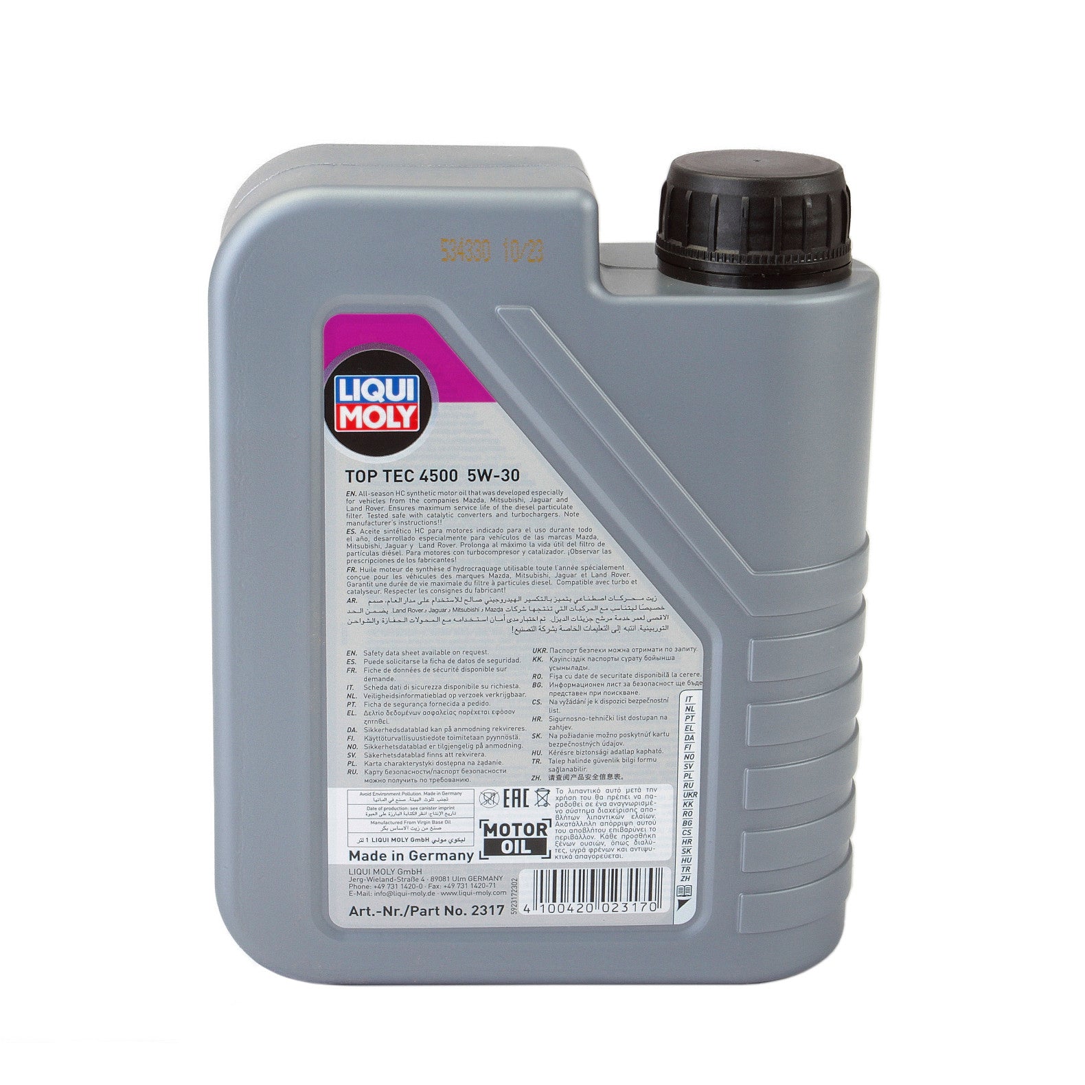 Ulei motor Liqui Moly Top Tec 4500 5W30 (3724) (2317) 1L - 10770883
