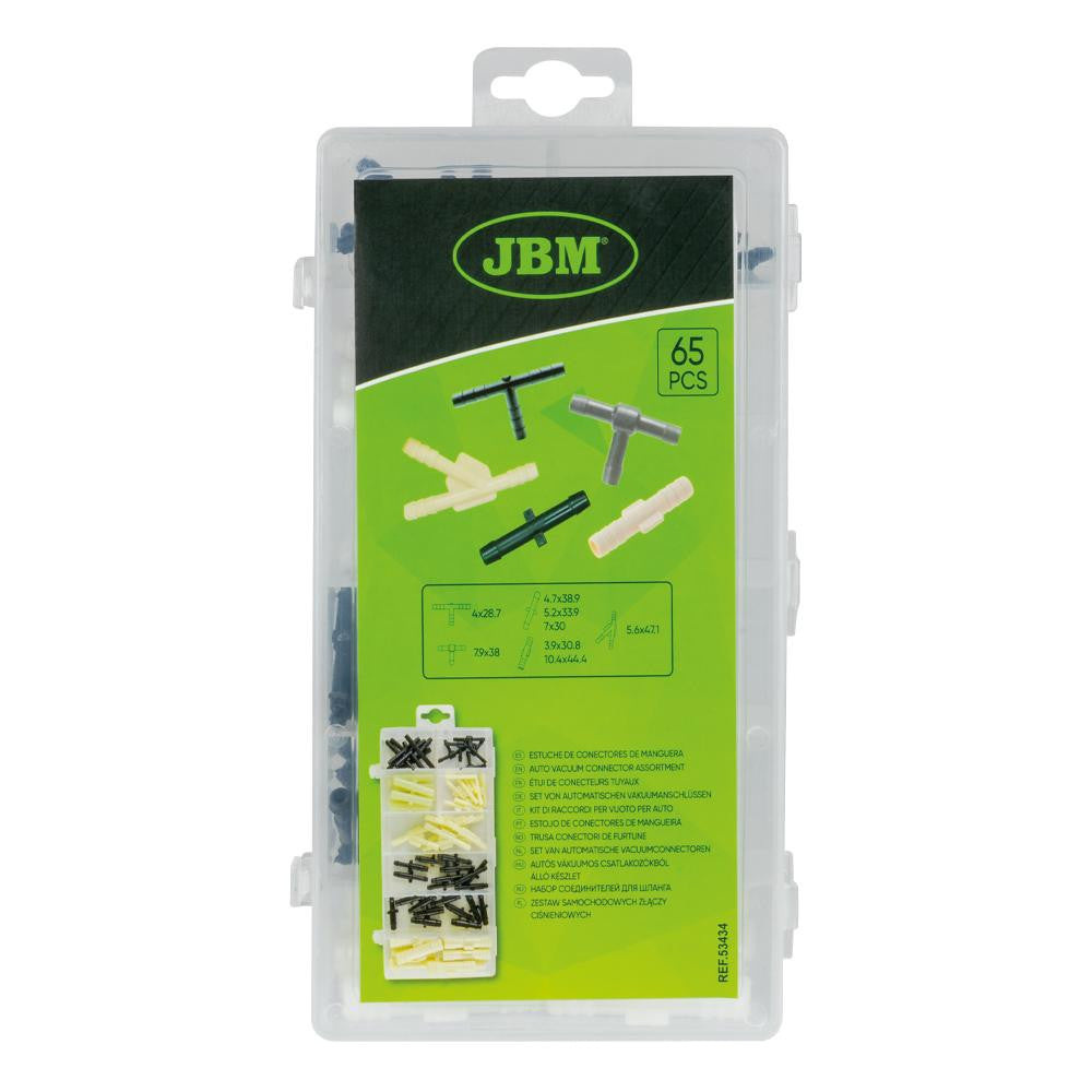 Trusa conectori furtune 65 piese JBM - 53434