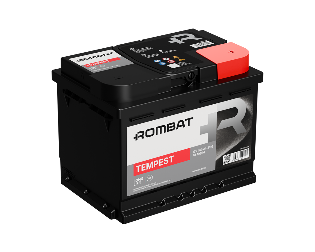 Acumulator Rombat Tempest 60 Ah ● Gama Semitractiune ● - 550B20036