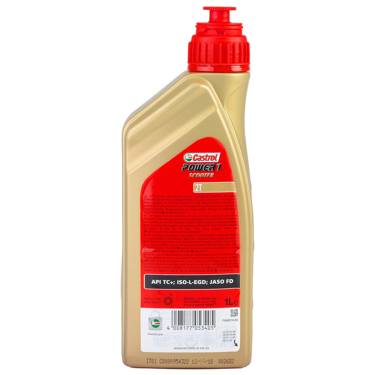 Ulei moto Castrol Power 1 Scooter 2T 1L - 15F575