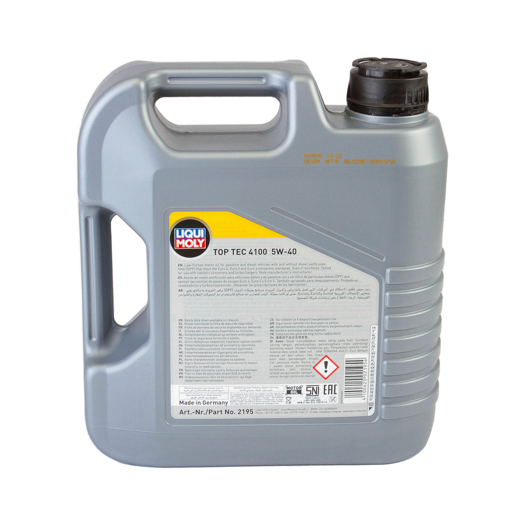 Ulei motor Liqui Moly Top Tec 4100 5W40 (2195 ) 4L