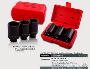 Trusa tubulare impact Toptul - GDAI0303