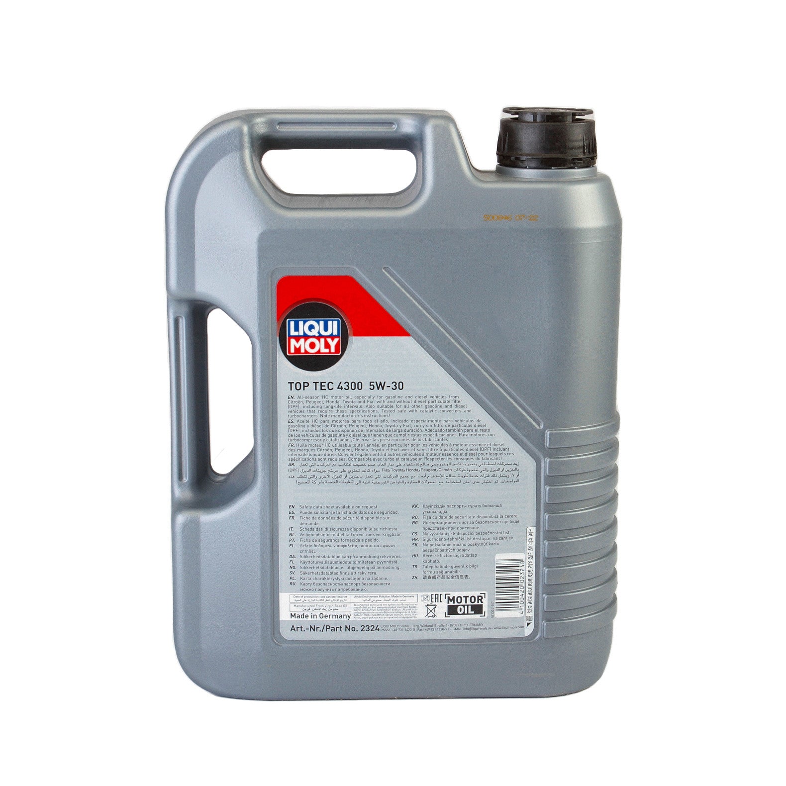 Ulei motor Liqui Moly Top Tec 4300 5W30 (3741) (2324) 5L
