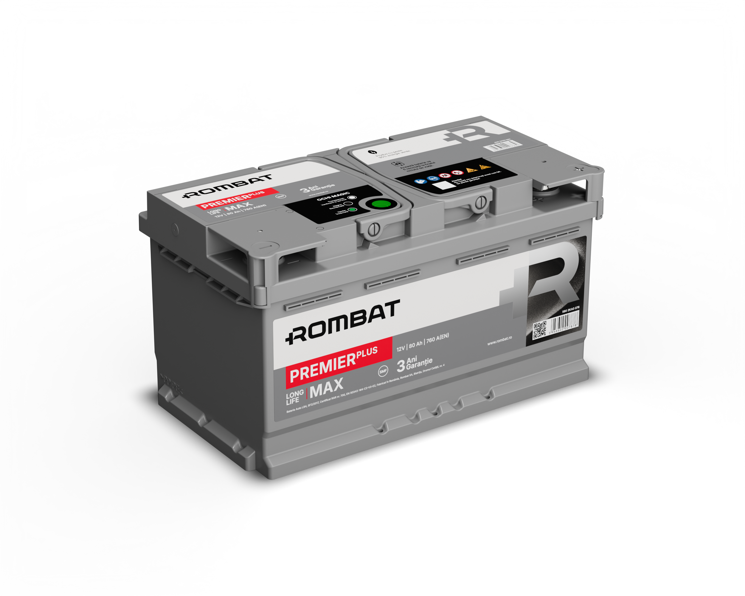 Acumulator Rombat Premier PLUS 80 Ah - 12193748
