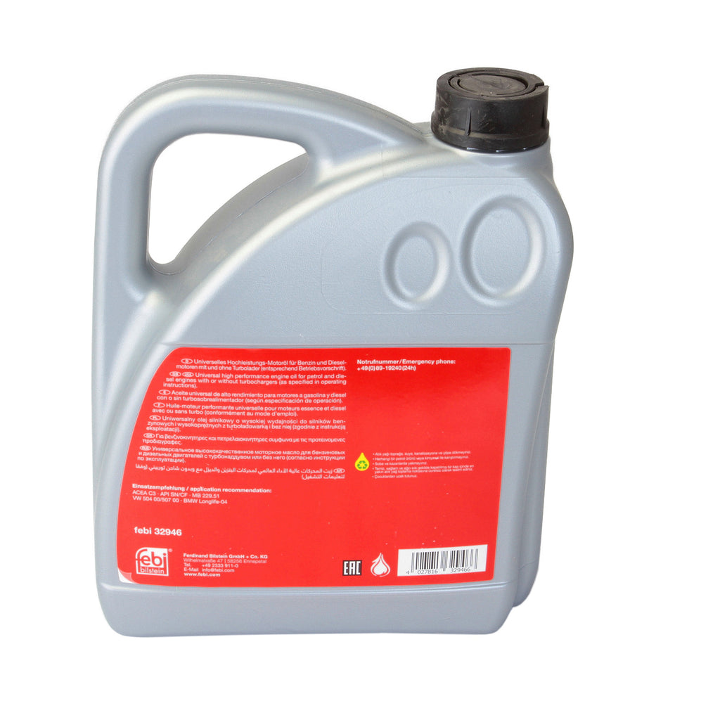 Ulei motor Febi Bilstein 5W30 Longlife Plus 4L - 32946