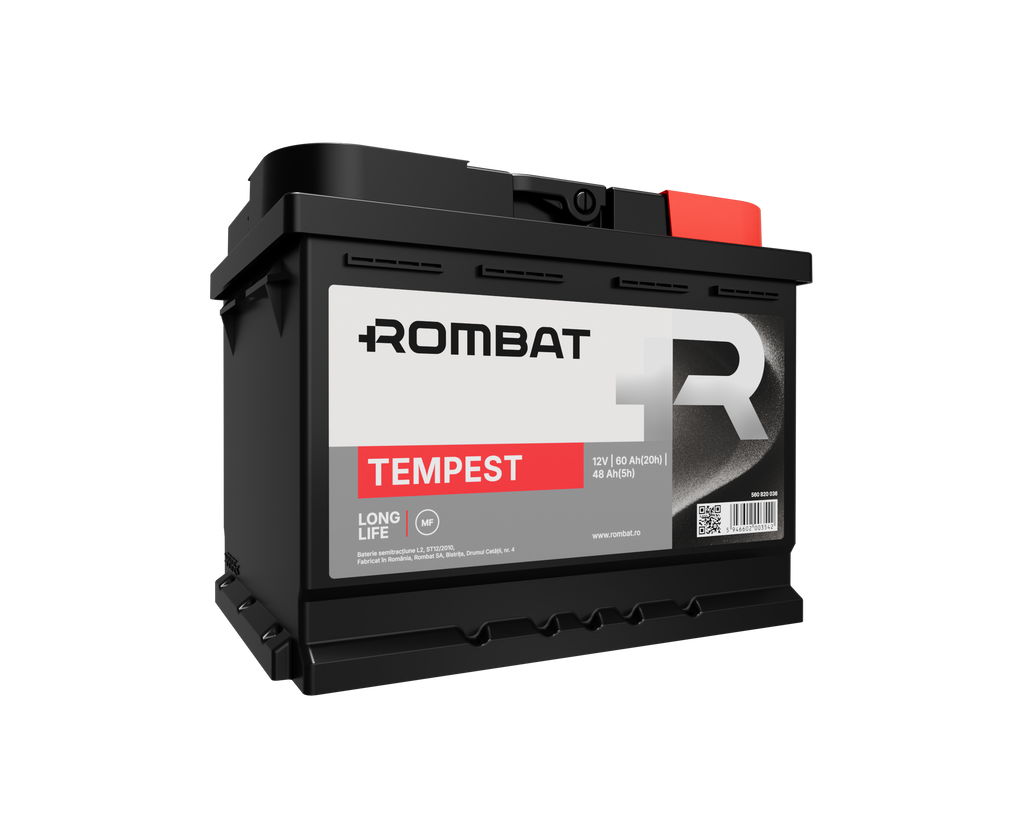 Acumulator Rombat Tempest 60 Ah ● Gama Semitractiune ● - 550B20036