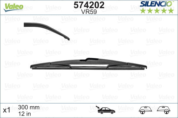 Stergator Valeo Silencio 30 cm - 11180544