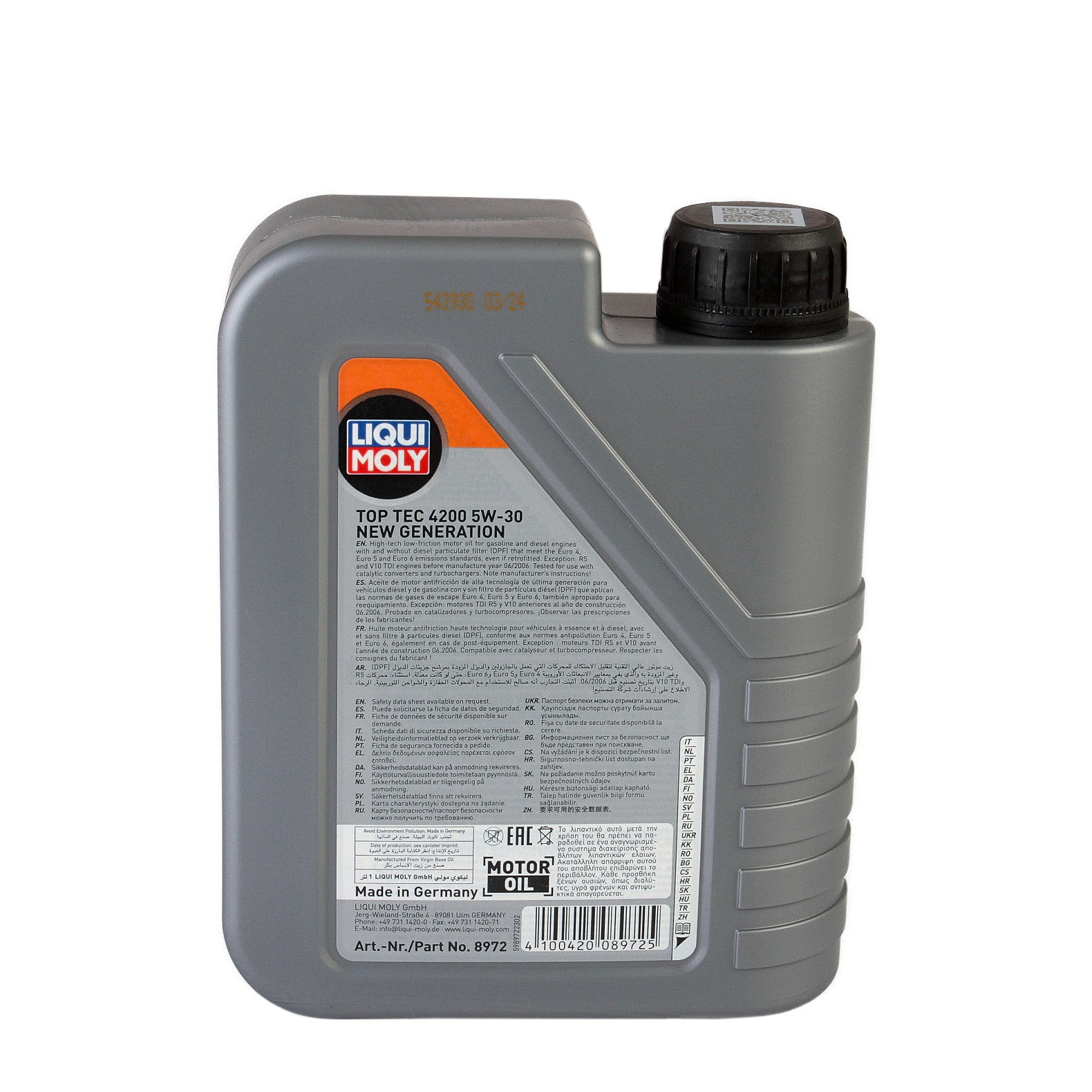 Ulei motor Liqui Moly Top Tec 4200 5W30 (3706) (2691) (8972) 1L - 10730280
