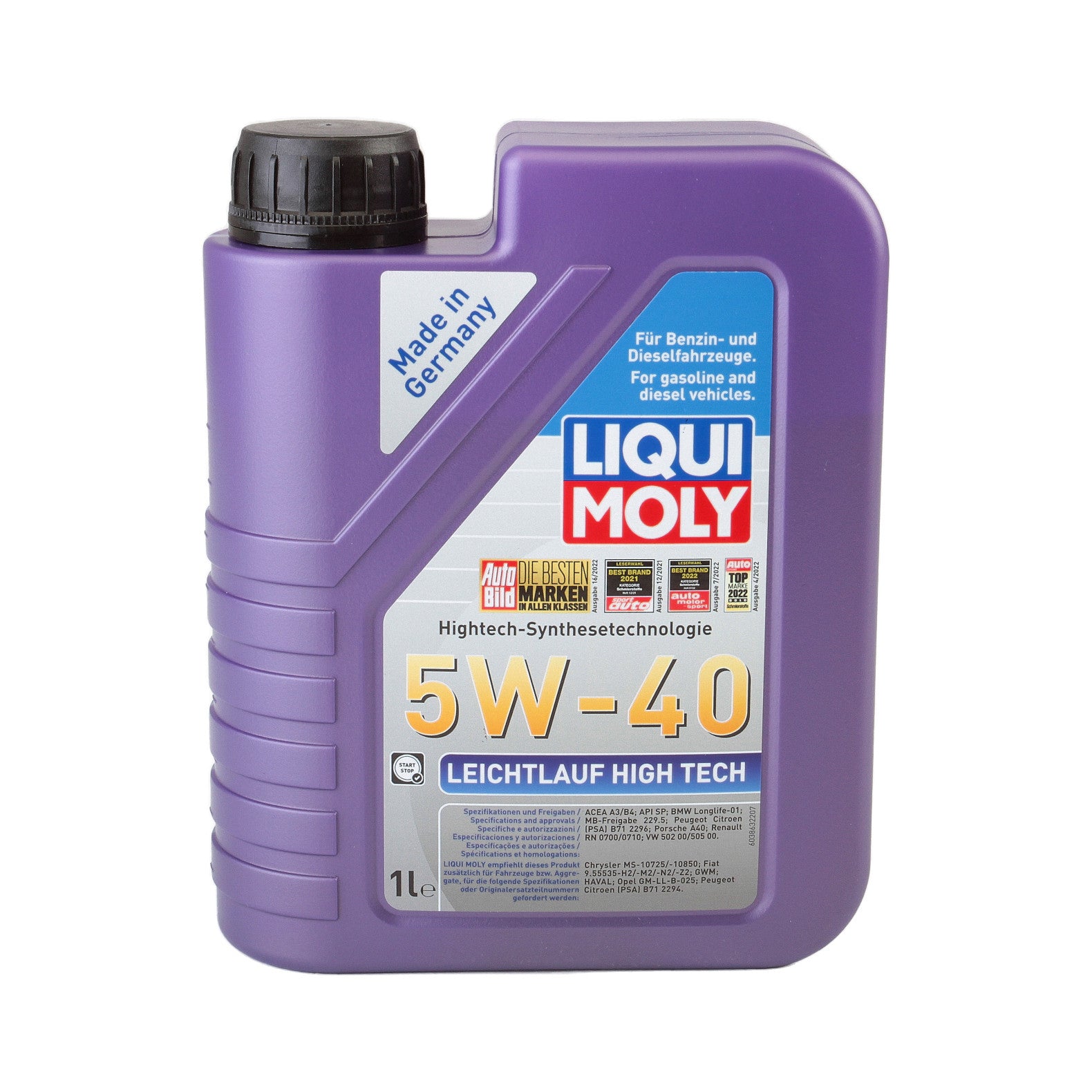 Ulei motor Liqui Moly Leichtlauf High Tech 5W40 (3863) (2327) 1L - 10770730