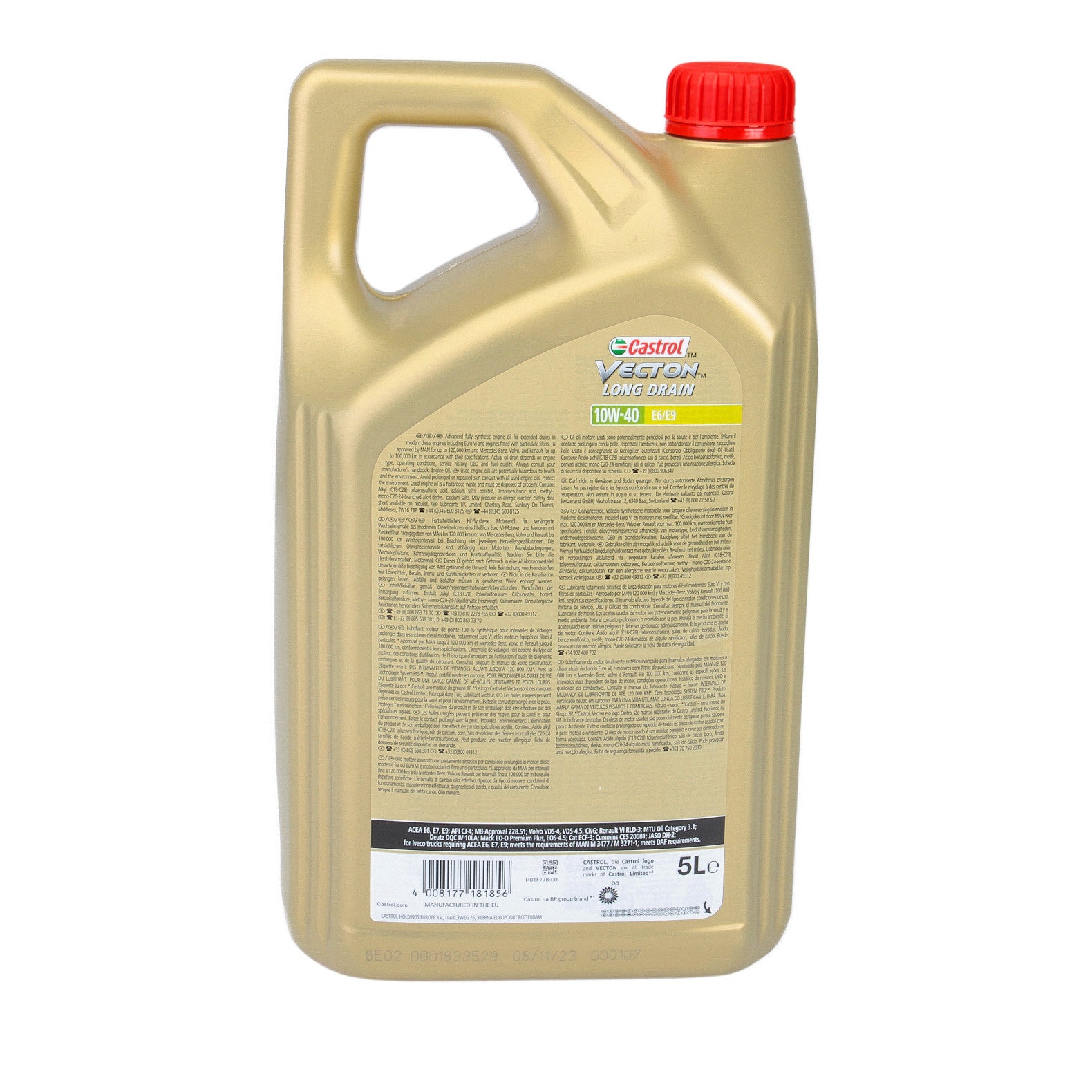 Ulei motor Castrol Vecton Long Drain 10W40 5L - 11516930