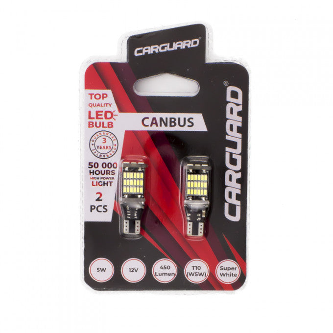 Bec Carguard T10 (W5W) 12V 5W Set 2 buc - CAN131