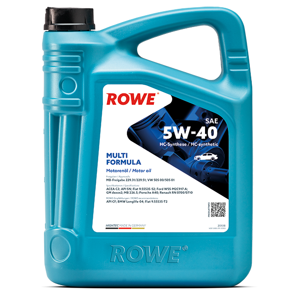 ULEI MOTOR TURISME ROWE HIGHTEC MULTI FORMULA SAE 5W40 4L - 13521370