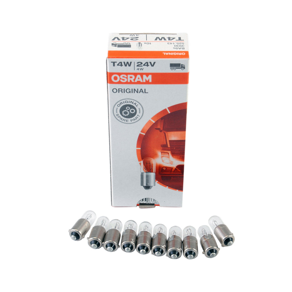 Bec Osram Original T4W 24V 4W BA9s - 3930