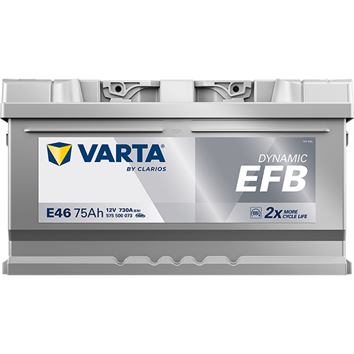 Acumulator Varta Dynamic EFB 75 Ah Start-Stop - 11539816