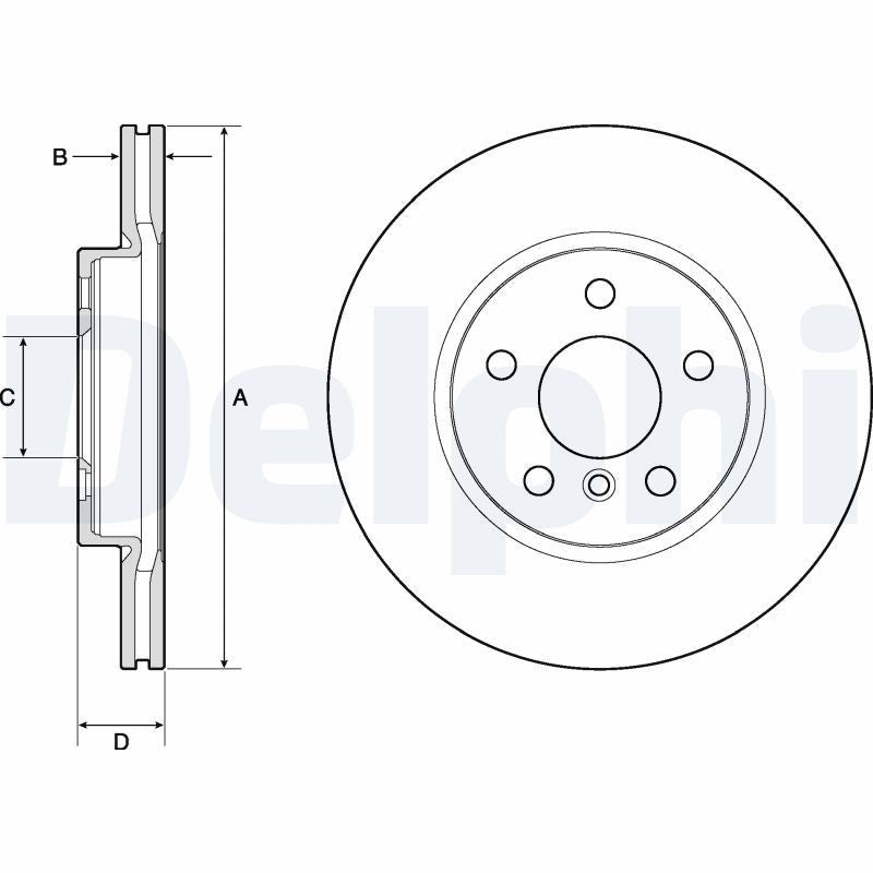 Disc frana BG4777C DELPHI