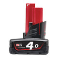 Acumulator Li-Ion M12™, model M12B4, 12V, 4.0Ah Milwaukee - 4932430065