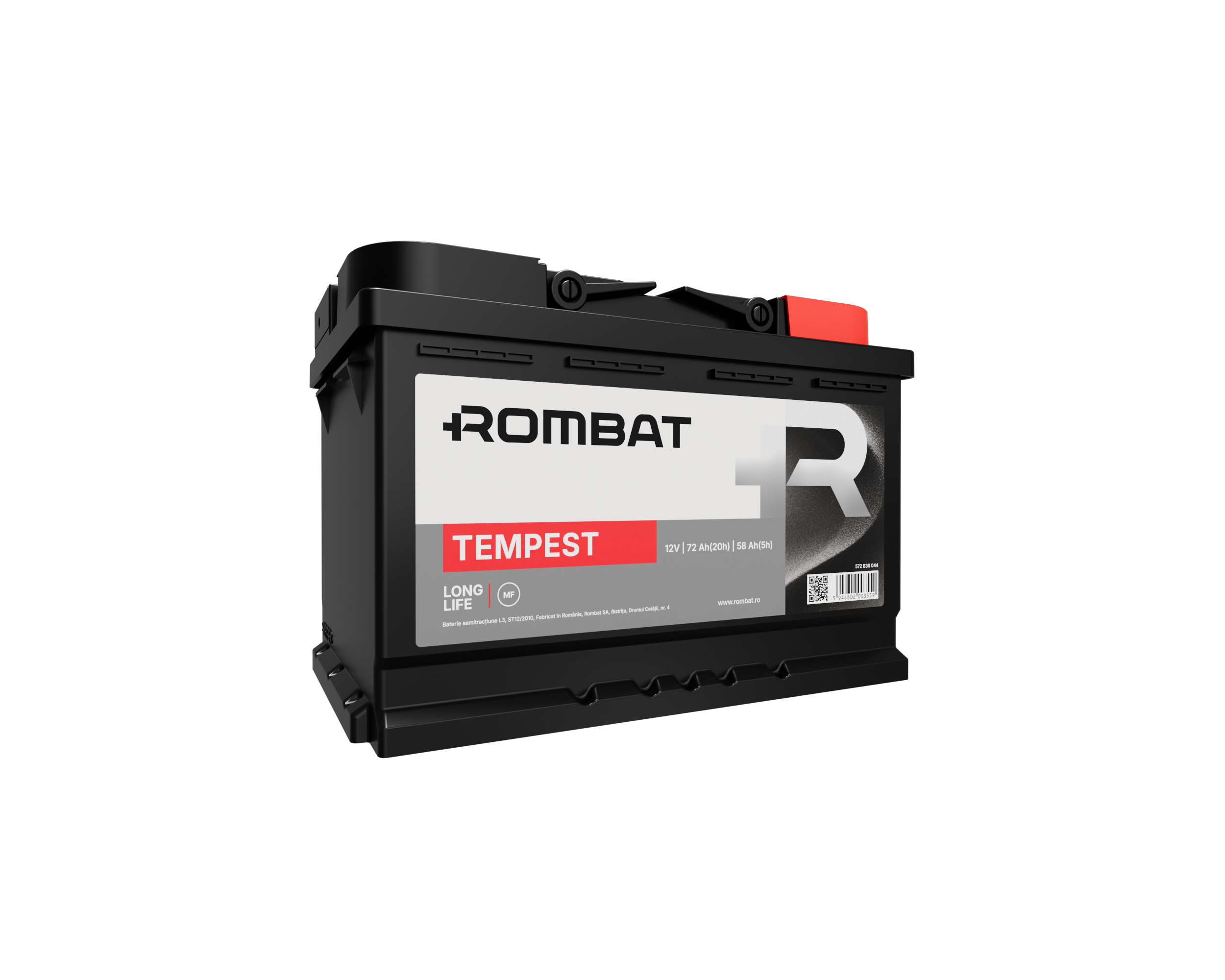 Acumulator Rombat Tempest 72 Ah ● Gama Semitractiune ● - 12140663