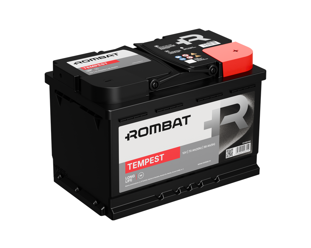 Acumulator Rombat Tempest 72 Ah ● Gama Semitractiune ● - 572B30044