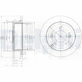 Disc frana BG3799 DELPHI