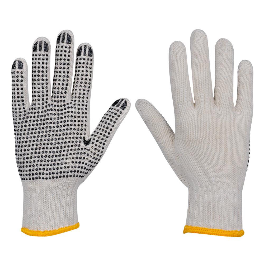 SET 2 MANUSI DE LUCRU FIR DE BUMBAC CU PALMA INTARITA IN PUNCTE JBM