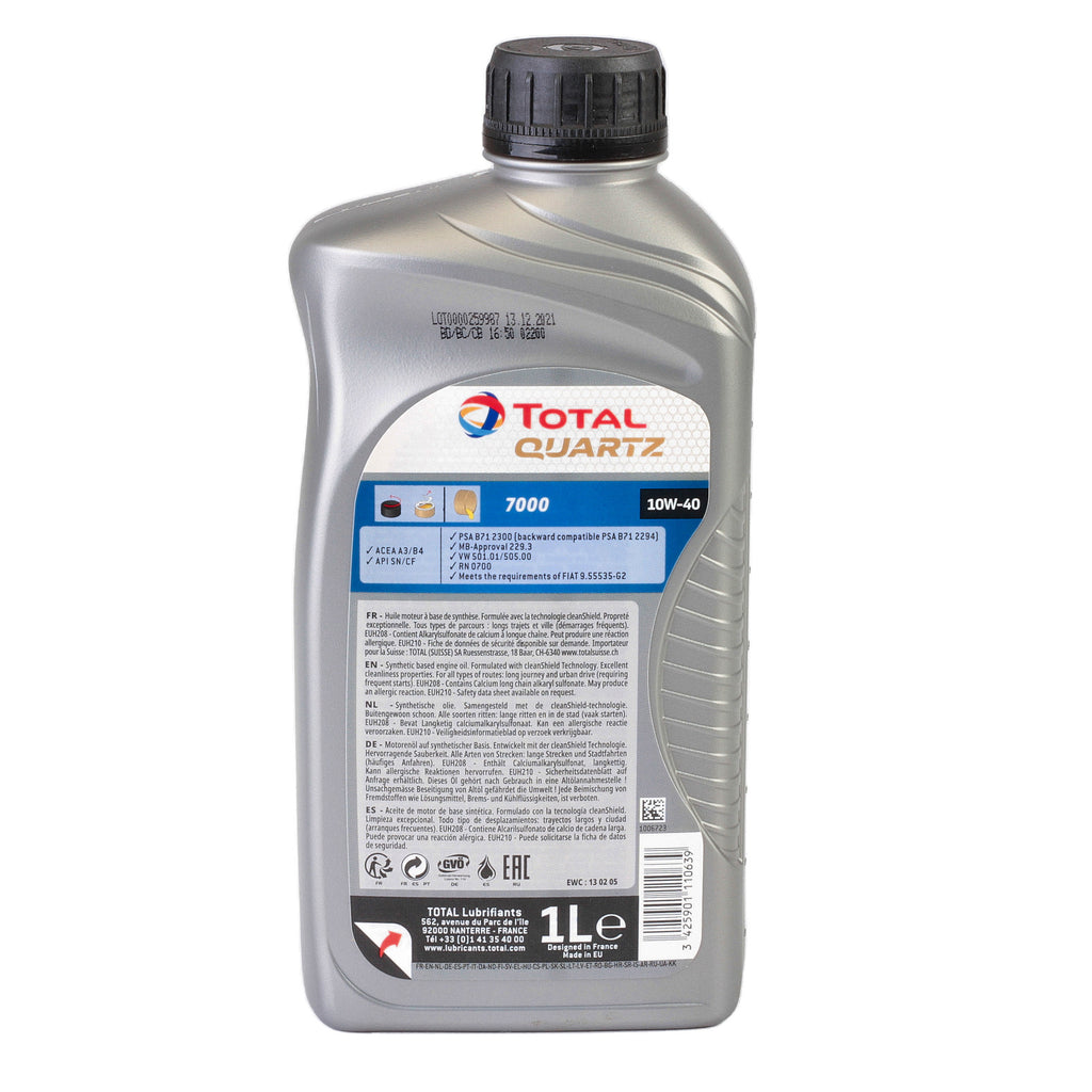 Ulei motor Total Quartz 7000 Diesel 10W40 1L - 166049