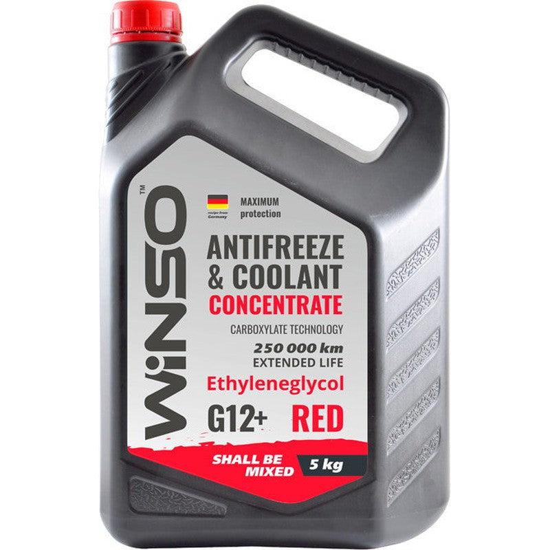 Antigel concentrat Rosu Winso Red G12+ 5L - 880990
