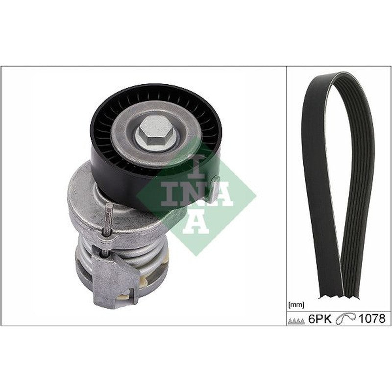 Set curea transmisie cu caneluri 529 0103 10 INA
