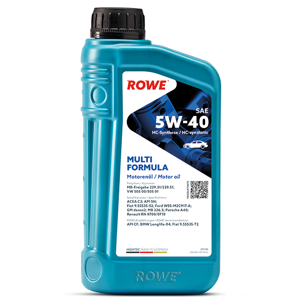 ULEI MOTOR TURISME ROWE HIGHTEC MULTI FORMULA SAE 5W40 1L - 13521371