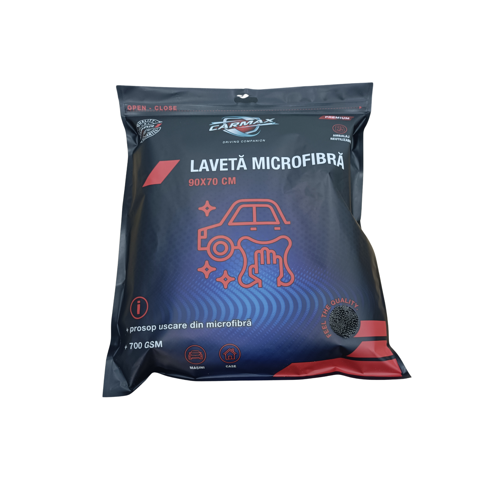 Laveta microfibra Carmax 90X70cm - 55490
