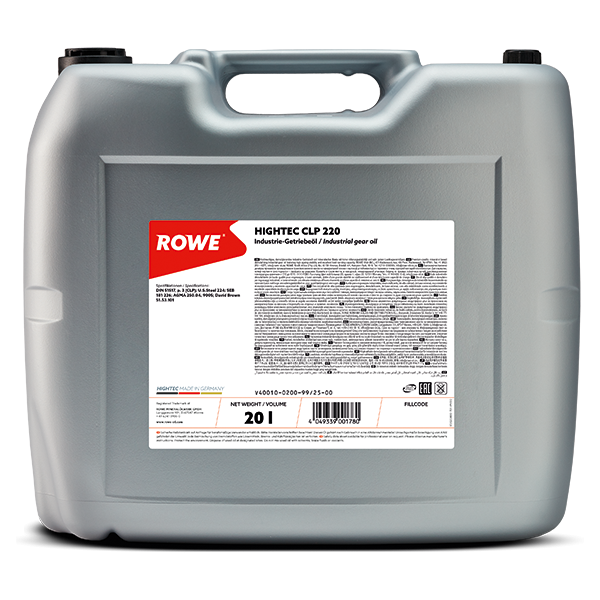 ULEI UTILAJE INDUSTRIALE / MAȘINI-UNELTE ROWE HIGHTEC CLP 220 20L - 13521460