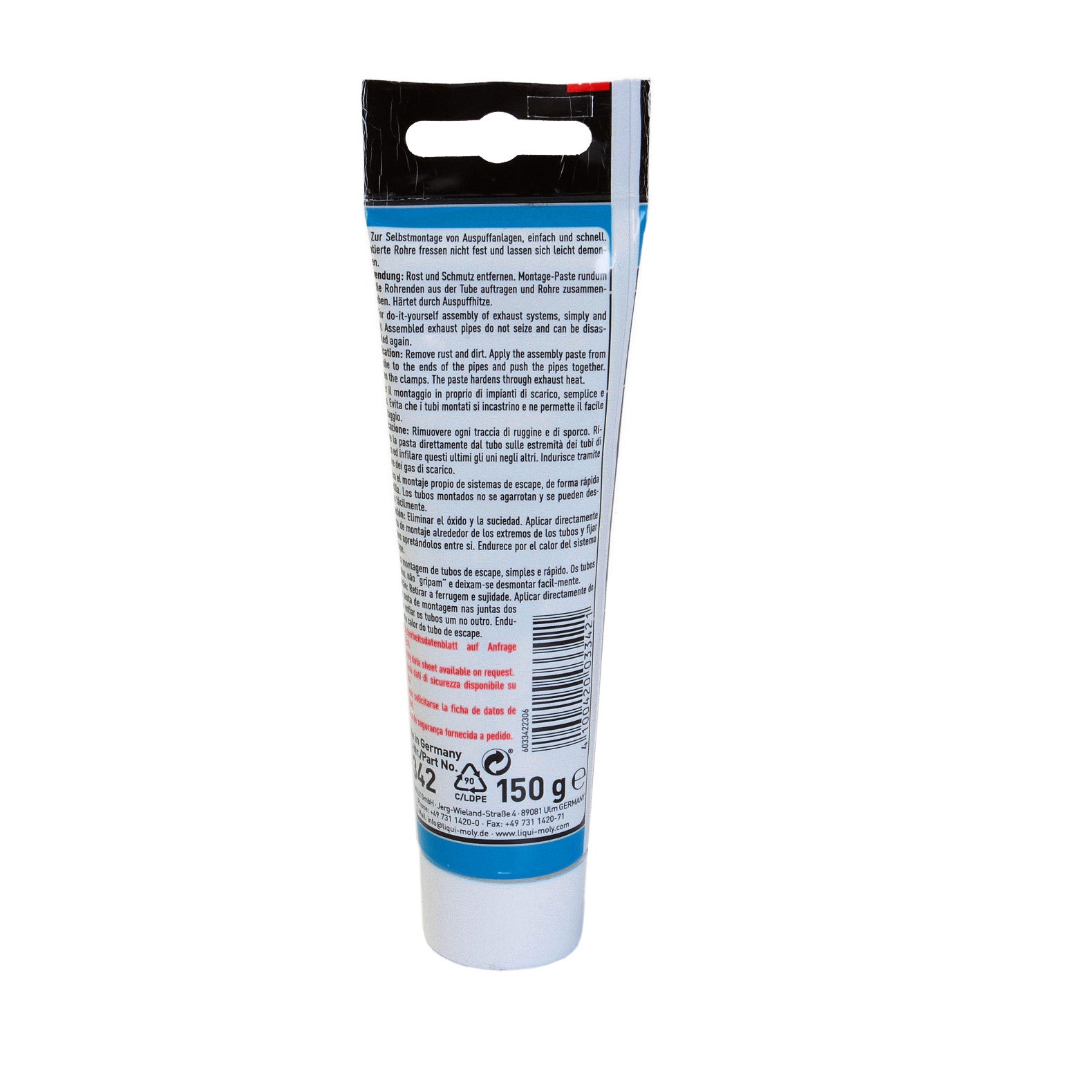 Pasta Liqui Moly pentru montaj sistem de evacuare 150 g - 3342